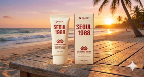 Crème solaire SEOUL 1988 - Protection SPF et Hydratation avec Pine Tree et Ceramide Quick Buy® SN