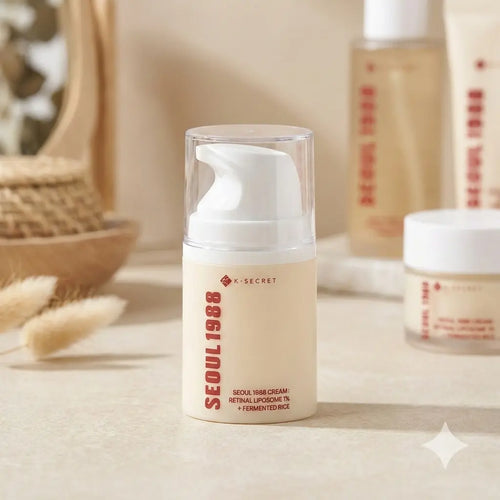 Crème anti-âge SEOUL 1988 au Riz Fermant 1% - Éclat et Raffermissement de la Peau Quick Buy® SN